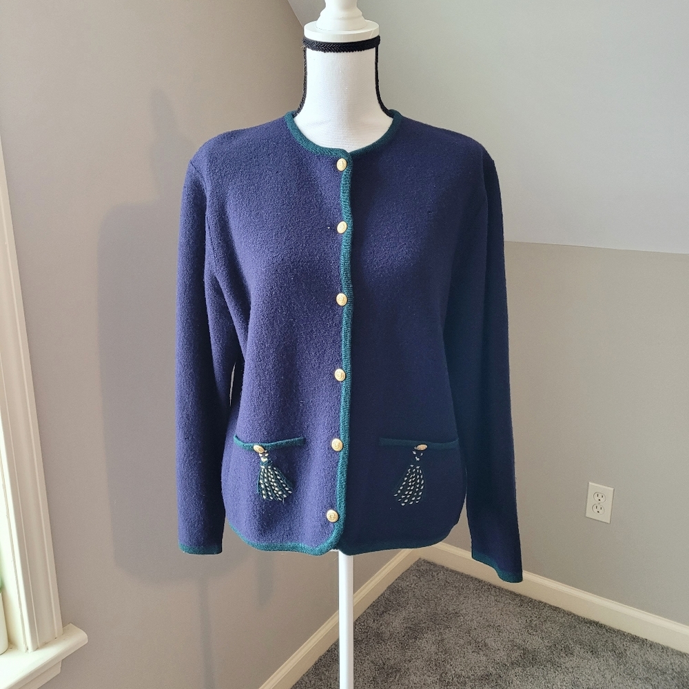 Pendleton Womens Wool Button Up Sweater - image 1